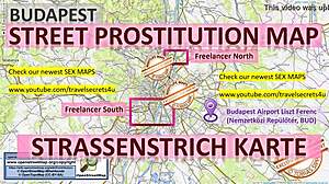 Carte de sexe de Budapest dans le quartier rouge avec des escortes et des callgirls