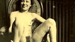 Erotika Vintage: Memek Berbulu Nenek Dijolok Keras dalam Video HD