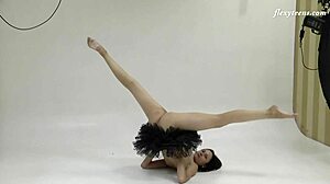 Galina Markovas akrobatikus nyújtó HD videója