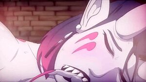 Hardcore-Anime-Porno: Monster-Schwanz und Deepthroat-Action