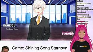 Vtuber streams Shining Song Starnova Aki route parte 6