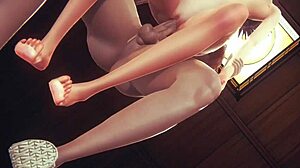 Јапански хентаи анимација са Кајасиним обилним грудима и интензивним сексом
