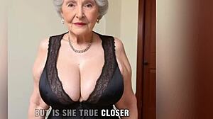 Mujer mayor se encuentra con una sofisticada MILF en el establecimiento de copas