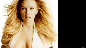 Célébrité brûlante photos nues de Scarlett Johansson avec de gros seins et une chatte poilue