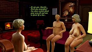 Sims 4'te Hentai'den ilham alan grup seks
