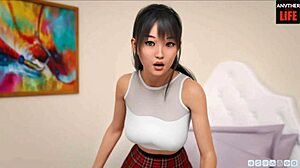 Интерактивни азиатски момичета POV в Lust Academy сезон 2 епизод 61