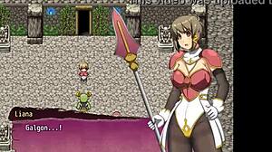 การเผชิญหน้าทางกามของเจ้าหญิง Liaras ในเกม RPG Hentai ใหม่ 